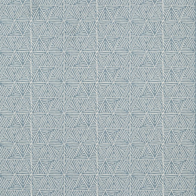Thibaut T10207 Colony Mombasa Slate Blue - tapeta w trójkąty