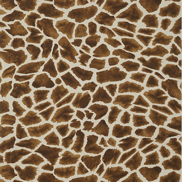 Thibaut T10219 Colony Makena Tobacco - tapeta w print żyrafy