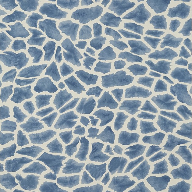 Thibaut T10220 Colony Makena Slate Blue - tapeta w print żyrafy