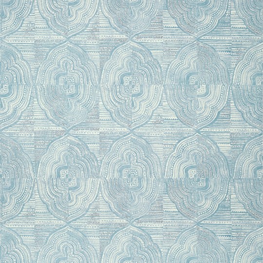 Thibaut T10248 Colony Kalahari Slate Blue - tapeta w medaliony