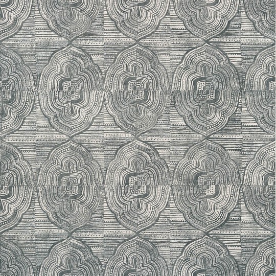 Thibaut T10251 Colony Kalahari Charcoal - tapeta w medaliony