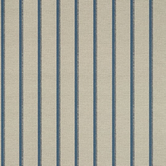Thibaut T10259 Colony Notch Stripe Flax and Navy - tapeta w paski