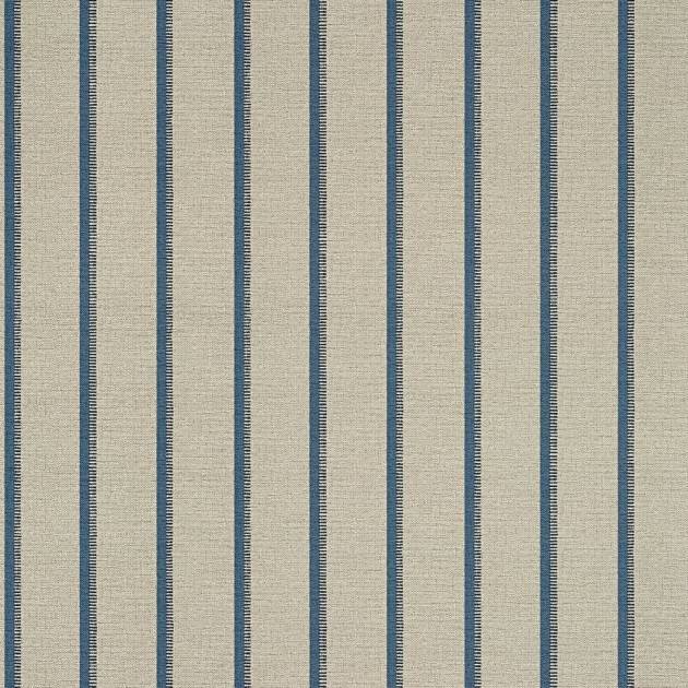 Thibaut T10259 Colony Notch Stripe Flax and Navy - tapeta w paski