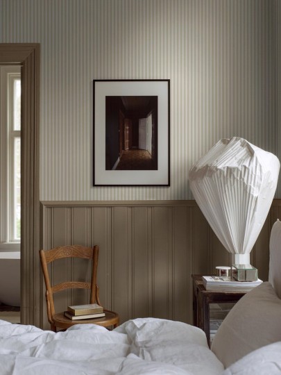 Boras Tapeter 5739 Mölle & Myrten Molle Stripe Beige – tapeta w paski