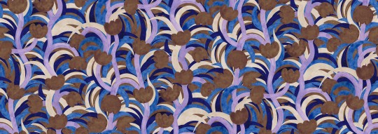 Boras Tapeter 9683W Studio Cecilia Pettersson Growing Bell Blue – mural w malowniczą łąkę pełną kwiatów