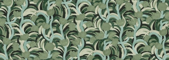 Boras Tapeter 9684W Studio Cecilia Pettersson Growing Bell Green – mural w malowniczą łąkę pełną kwiatów