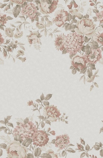 Boras Tapeter 9716W Studio Hortensia Grand Pink – mural w hortensje