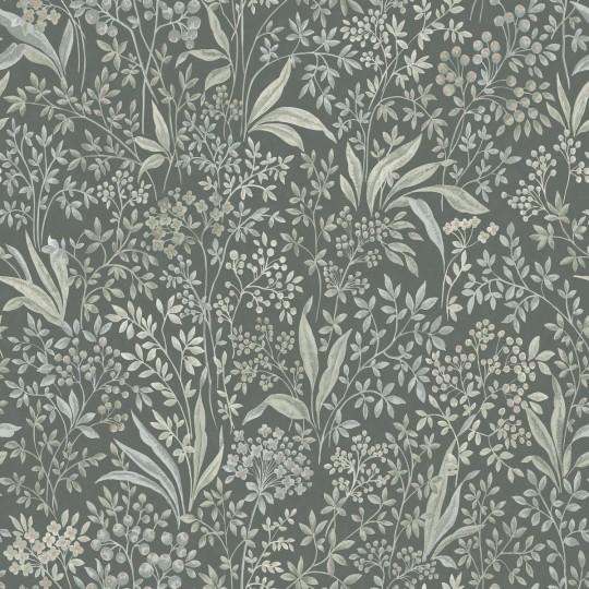 Boras Tapeter 9717W Studio Nocturne Grand Green – mural roślinny