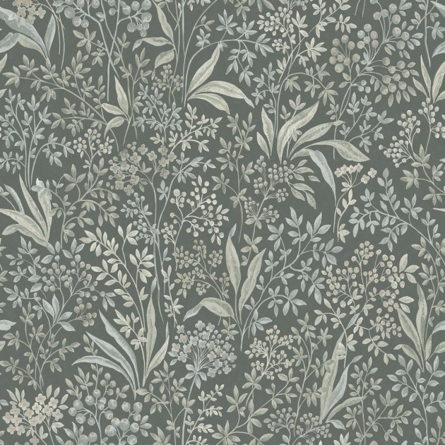Boras Tapeter 9717W Studio Nocturne Grand Green – mural roślinny