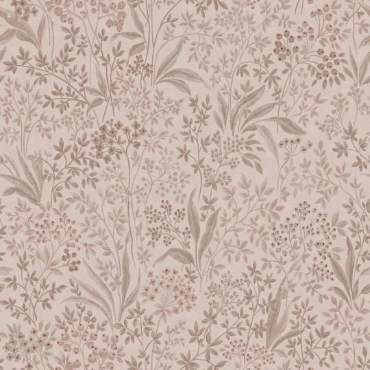 Boras Tapeter 9718W Studio Nocturne Grand Pink – mural roślinny