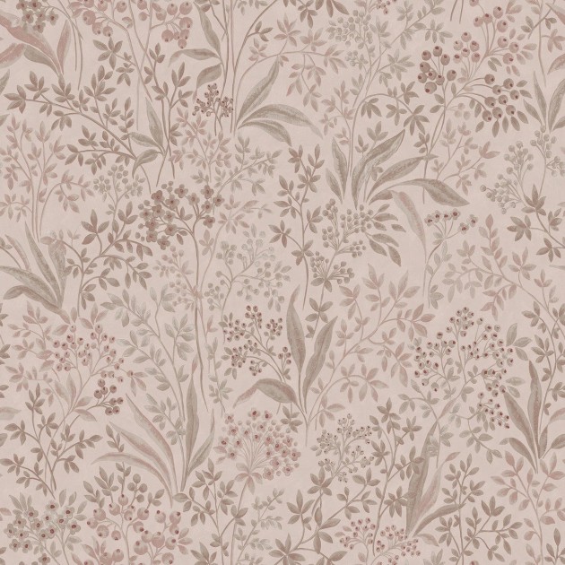 Boras Tapeter 9718W Studio Nocturne Grand Pink – mural roślinny