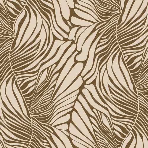 Rebel Walls R21059 Shutterstock Seagrass Brown - mural w morskie trawy