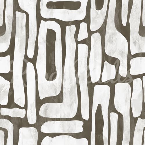 Rebel Walls R21066 Shutterstock Aesthetic Shapes Brown - mural w geometryczny wzór