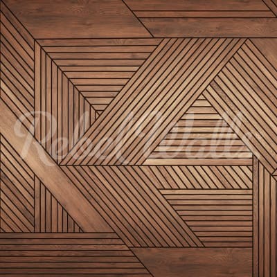 Rebel Walls R20646 Shutterstock Wooden Art Bold Teak - mural w drewniany panel