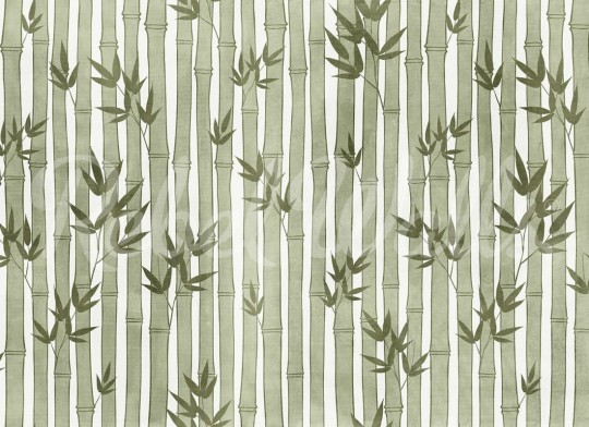 Rebel Walls R20815 Shutterstock Bamboo Forest Green - mural w bambusy