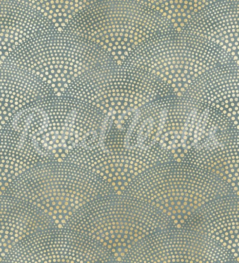 Rebel Walls R21556 Shutterstock Shimmer Fan Green - mural w wachlarze