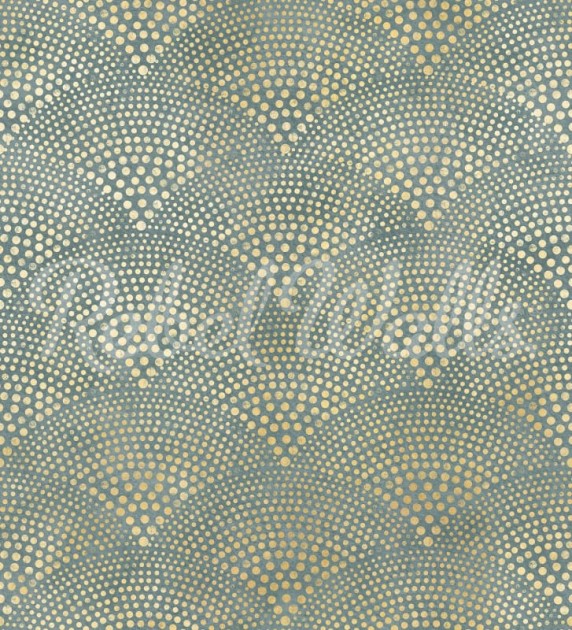 Rebel Walls R21556 Shutterstock Shimmer Fan Green - mural w wachlarze
