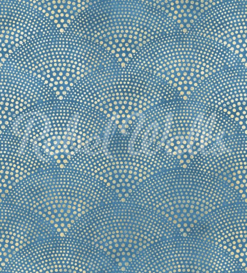 Rebel Walls R21558 Shutterstock Shimmer Fan Blue - mural w wachlarze