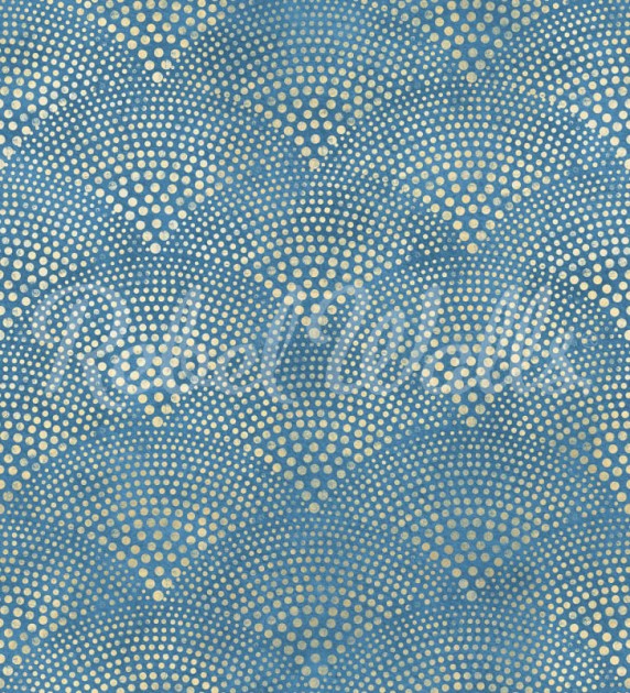 Rebel Walls R21558 Shutterstock Shimmer Fan Blue - mural w wachlarze