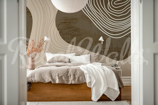 Rebel Walls R21493 Shutterstock Desert Flow Sand - mural w abstrakcyjny wzór