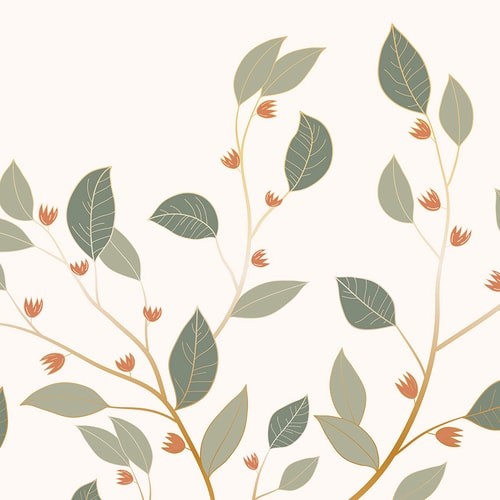 Rebel Walls R21488 Shutterstock Botanic Foliage Spring - mural w liście
