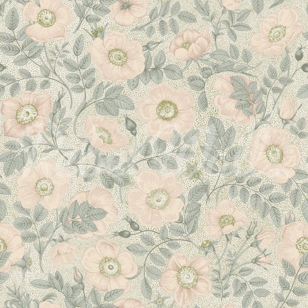 Rebel Walls R21482 Shutterstock Briar Bloom Pastel - mural w kwiaty i liście