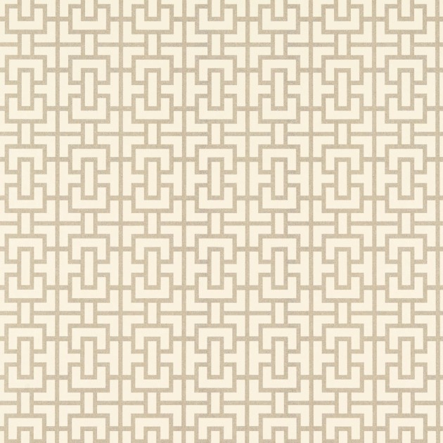 Anna French AT79116 Small Scale Bridle Beige - tapeta w geometryczny wzór kratownicy