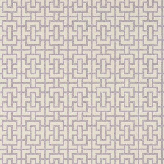 Anna French AT79117 Small Scale Bridle Lavender - tapeta w geometryczny wzór kratownicy