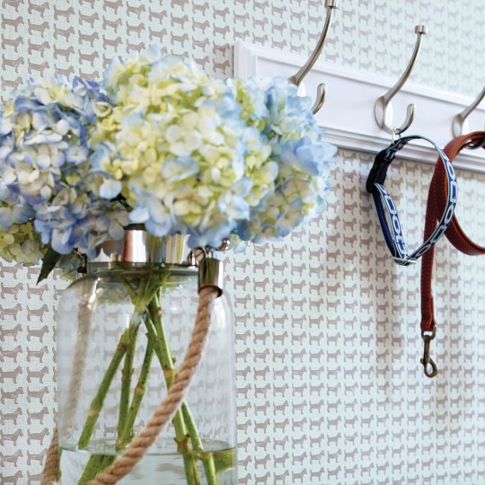 Anna French AT79124 Small Scale Baxter Navy - tapeta w psy