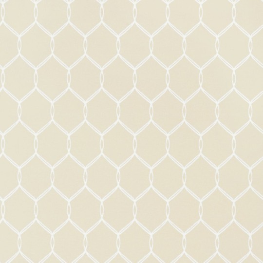 Anna French AT79151 Small Scale Leland Trellis Cream- tapeta w kratownicę