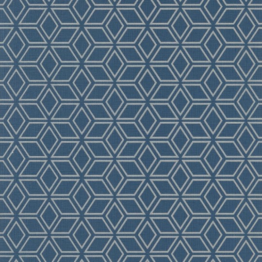 Anna French AT79172 Small Scale Legrelle Bead Navy - tapeta strukturalna w geometryczny wzór