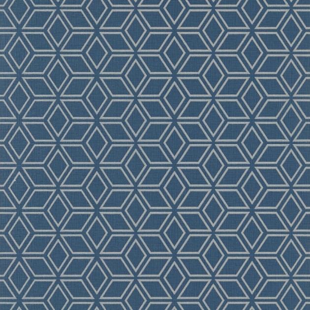 Anna French AT79172 Small Scale Legrelle Bead Navy - tapeta strukturalna w geometryczny wzór