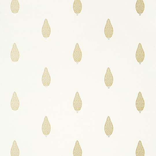 Anna French AT79183 Small Scale Manor Gold - tapeta w stylizowane drzewa cytrusowe