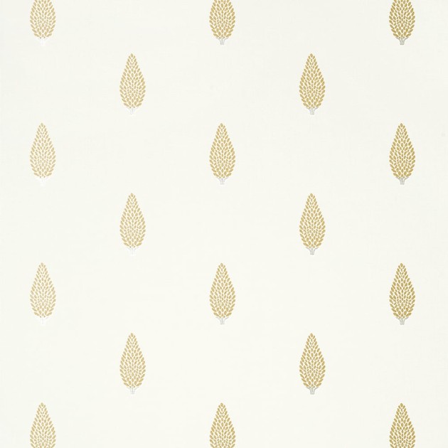 Anna French AT79183 Small Scale Manor Gold - tapeta w stylizowane drzewa cytrusowe