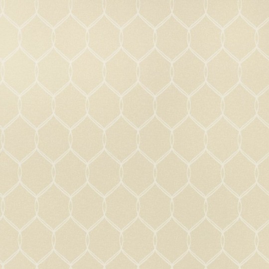 Anna French AT79144 Small Scale Leland Trellis Linen - tapeta w kratownicę