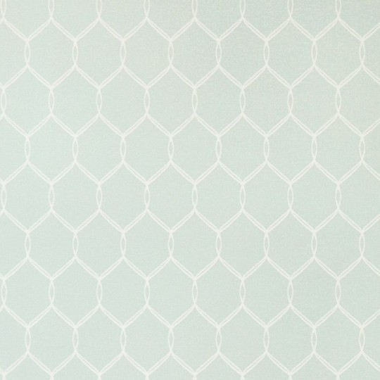 Anna French AT79148 Small Scale Leland Trellis Aqua - tapeta w kratownicę