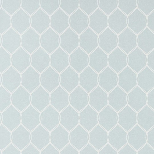 Anna French AT79147 Small Scale Leland Trellis Soft Blue - tapeta w kratownicę