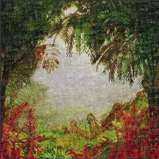 Elitis DM 601 01 Panoramique Jungle fever - mural w egzotyczny pejzaż