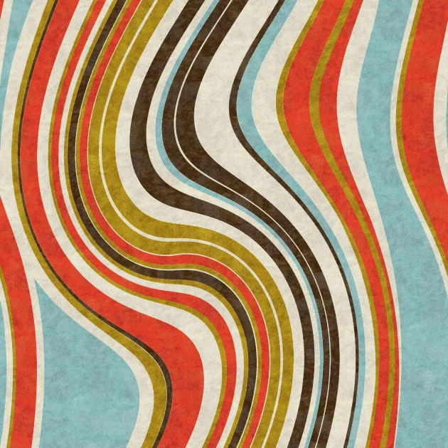 Elitis DM 625 07 Panoramique Covent Garden - mural w abstrakcyjny wzór