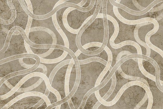 Lorenso TPA 0525 0161 00 Zing - mural w organiczne linie