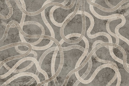 Lorenso TPA 0525 0161 02 Zing - mural w organiczne linie