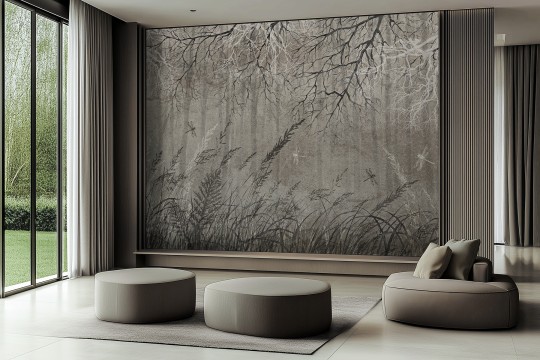 Lorenso TPA 0525 0168 00 Fores - mural w artystyczny pejzaż lasu