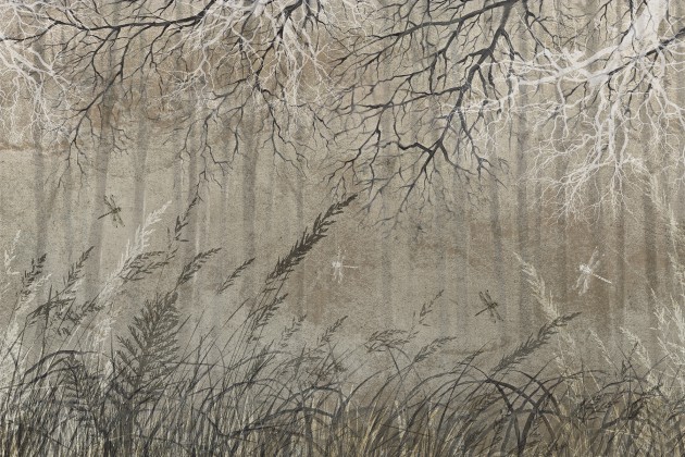 Lorenso TPA 0525 0168 01 Fores - mural w artystyczny pejzaż lasu