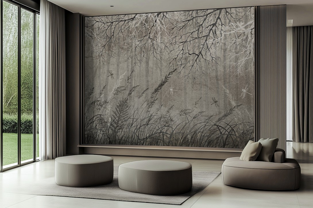 Lorenso TPA 0525 0168 01 Fores - mural w artystyczny pejzaż lasu