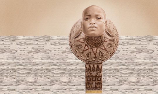 Wonderwall 35 0937 01 Sauda - mural w etniczny motyw