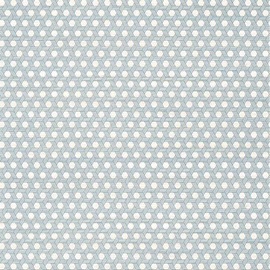 Thibaut T12808 Modern Resource 3 Pergola Navy - tapeta w geometryczny wzór z włókien abaki