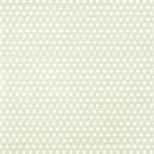 Thibaut T12809 Modern Resource 3 Pergola Green - tapeta w geometryczny wzór z włókien abaki