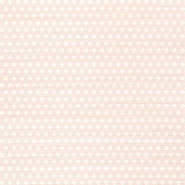 Thibaut T12810 Modern Resource 3 Pergola Blush - tapeta w geometryczny wzór z włókien abaki