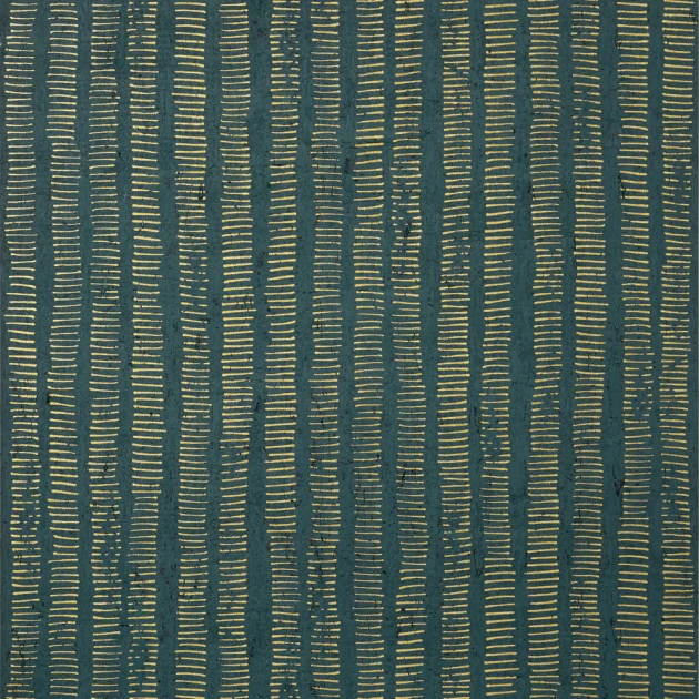 Thibaut T12817 Modern Resource 3 Cork Forest Peacock Blue - tapeta korkowa w paski