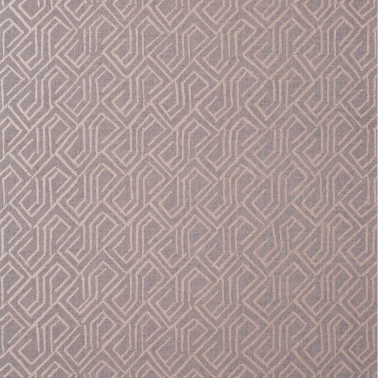 Thibaut T12838 Modern Resource 3 Tortona Taupe - tapeta imitująca tkaninę w geometryczny wzór
